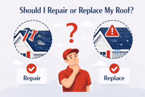 roof repair vs roof replacement