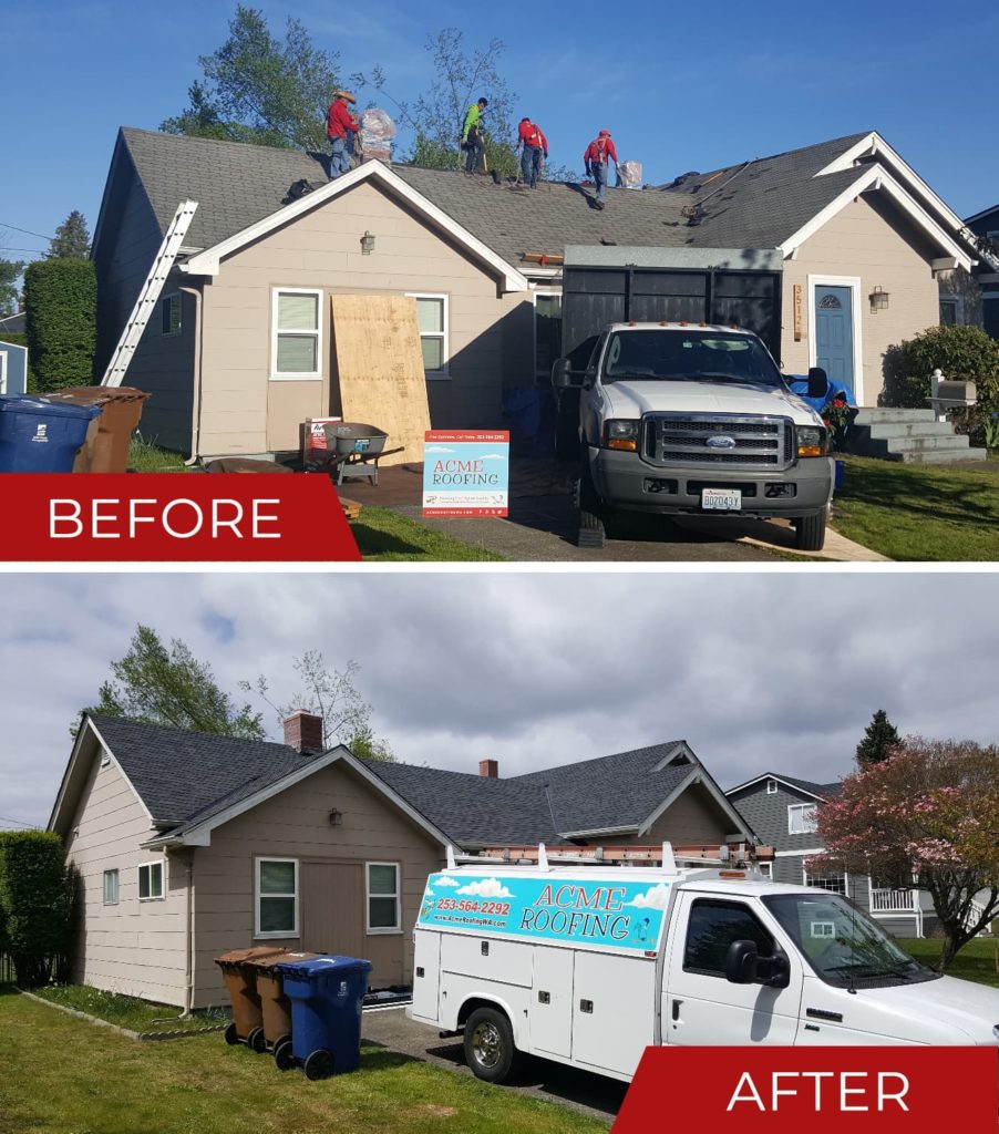 Tacoma Roof - Before & After